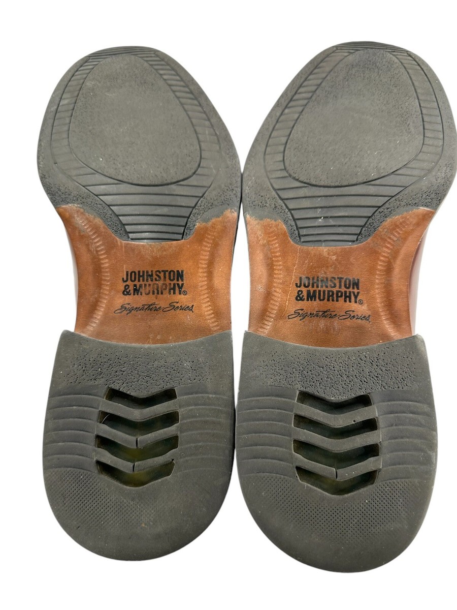 Johnston & Murphy Signature Series Mens 10.5 M Brown Split 
