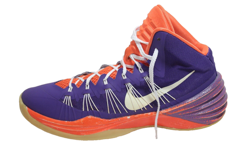 NIKEiD Hyperdunk 2013 630845-992 Men's Size 11 Purple & Orange Sneakers Shoes - Picture 6 of 16