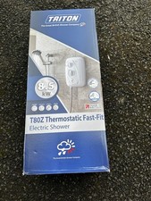 Triton SP8001ZFF Electric Shower - White/Chrome