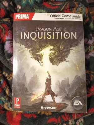 Dragon Age Inquisition Official Game Guide Prima Complete w/ Map BioWare EA