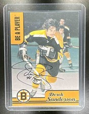 1999 In The Game Be a Player Auto Derek Sanderson
