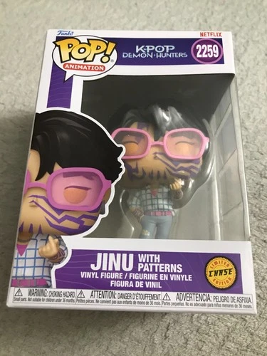 Funko Pop! Animation: Kpop Demon Hunter - Jinu with Patterns # 2259 (Chase)