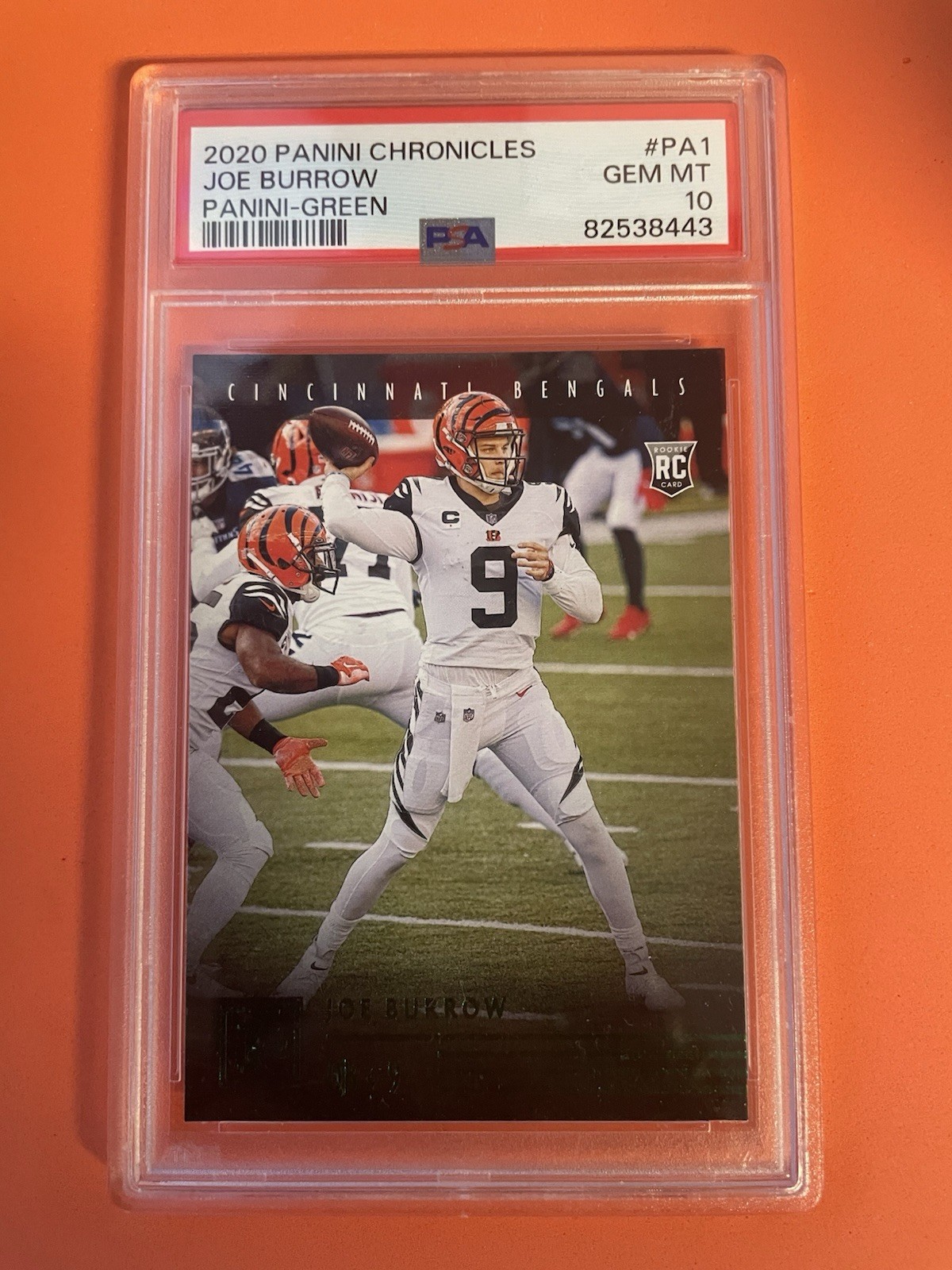 Joe Burrow Panini Chronicles Panini #PA1 Base