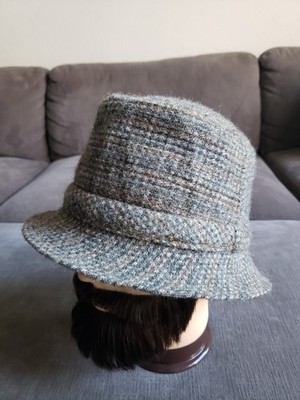 Vinatge Kangol Irish Tweed Bucket Hat - Pure Wool Hills Of Lucan