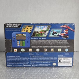 Mario Kart 7 Electric Blue Nintendo 2DS 3DS Complete In Box CIB Tested Handheld 