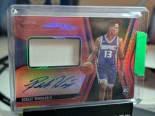 Robert Woodard RC /99 2020-21 Certified Freshman Fabric Signatures #FF-WOO 