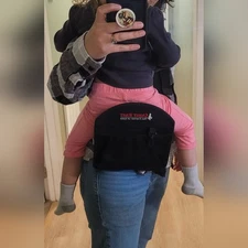 Carry Baby the Carrier for Kids Black Ergonomic 3-Point Strap Hip Shelf Seat