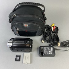 Canon Vixia HF R20 Camcorder Charger Battery SD Card  Case Tested Working