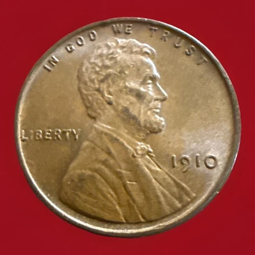 1910-P AU Lincoln Wheat Cent High Grade Choice Brown Early Date 251