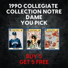 1990 Collegiate Collection Notre Dame - YOU PICK - Complete Your Set