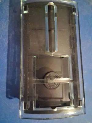 Nice Post-it Note and Flag Dispenser 3 x 3 Canary Notes Black Clear top MMMDS100