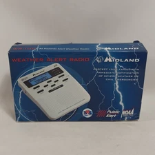 New Midland WR100 WR-100 All Hazards Weather Alert Radio NOAA Civil Emergency 