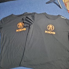 2 Pack Spartan Kids Short Sleeve T-Shirt Youth XXL Finisher Race Craft Orange
