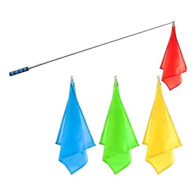 Professional Horse Training Flag Set Horse Training Equipment For Easy Handling