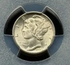 1927 D Dimes Winged Liberty Head or Mercury PCGS MS-62