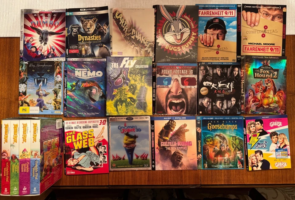 PLEASE READ ⬇️: SLIPCOVERS ONLY: Assorted 3D Blu-ray, Blu-ray, and DVD Slips - Image 3 of 4