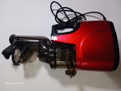 Red Electric Masticating Juicer MJS2021, 150W, Detachable, Stainless Steel