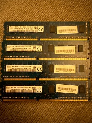 Lot Of 4 !! RAM 4GB PC3 SK Hynix KOREA