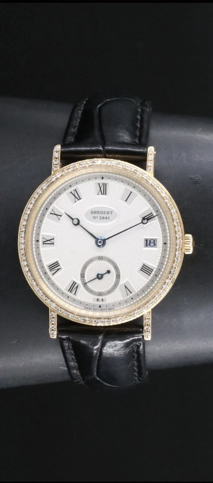 Reloj Pulsera Automático Breguet Classique 5920BA/15/984 Oro Bisel Diamante Foto 3 de 4