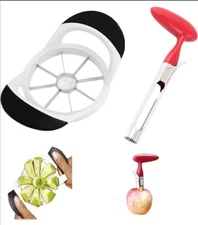 Apple Core Sedd removed with Stainless Stell 8 blade Apple Slicer