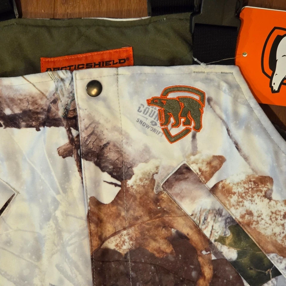 ArcticShield Classic Elite Bib Men’s 2XL Mossy Oak Snowdrift Hunting XXL NWT - Image 4 of 4