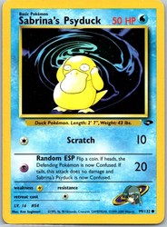 Sabrina's Psyduck 99/132 Gym Challenge