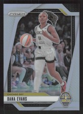 2024 Panini Prizm WNBA #72 Dana Evans Silver Prizms