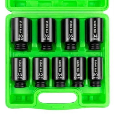 1/2'' Drive Impact Socket Set, 9-Piece 9-Piece 1/2'' Metric Impact Socket Set