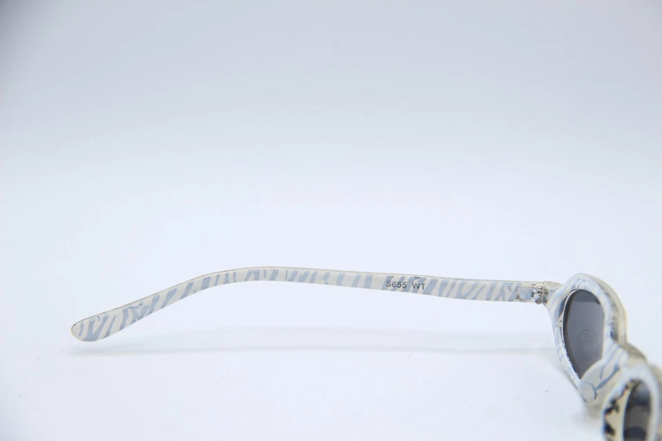 NUEVO STEVE MADDDEN S655 WT CEBRA BLANCO NEGRO MONTURAS AUTÉNTICAS GAFAS DE SOL 44-24 Foto 3 de 4