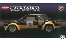 1/18 Fiat 131 Abarth 1979 Rally Costa Brava Winner Michelin Blue Yellow Diecast