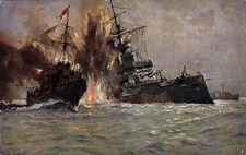 Künstler Ak Bohrdt, Hans, U-Boot U-21 Vernichtung des engl.... - 11528220