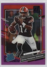 2023 Clearly Donruss Rated Rookie Purple /199 Dorian Thompson-Robinson #60 u6m
