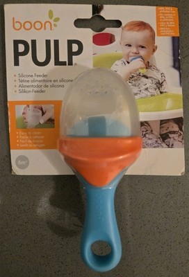 Boon Baby Pulp Soft Silicone Feeder 6M+ BPA PVC Phthalate Free Dishwasher Safe