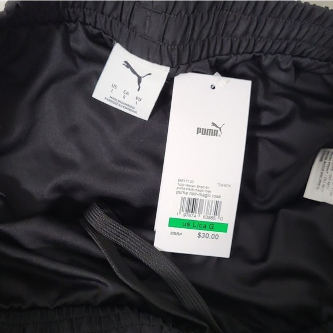 PUMA Shorts Black Pink Athletic Women's Activewear thumbnail 3