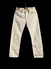 Vintage Stone Island Women's Jeans Size 32 L Beige Cotton Pants Made In Italy