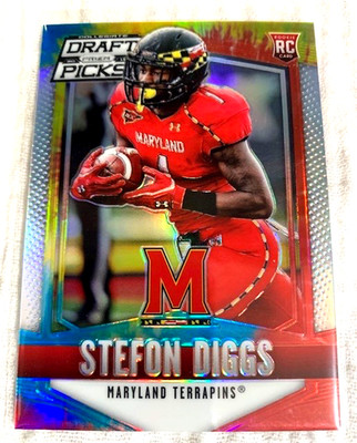 2015 STEFON DIGGS PANINI PRIZM DRAFT TIE DYE PRIZM RC SP # 15/49 (RARE RC!!) 🔥