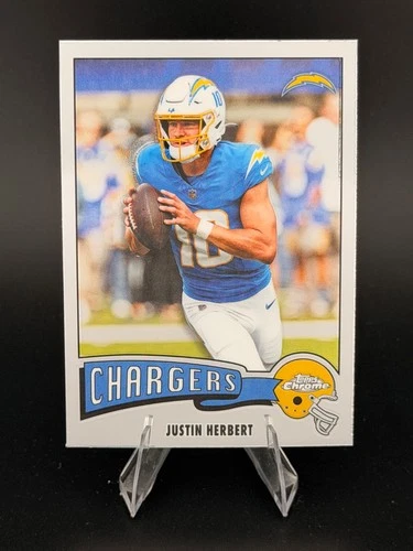 2025 Topps Chrome Justin Herbert Base (RAW)