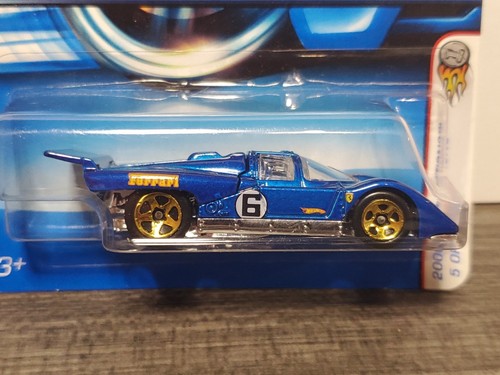 Hot Wheels 2006 First Edition Ferrari 512 M Blue G5SP #005 1:64 Diecast NIP - Picture 2 of 10