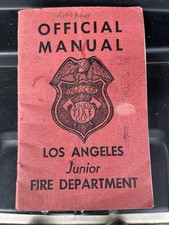 Los Angeles Junior Fire Department Office Manual 1951 Reprint 2017 VG NAPA