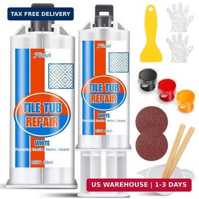 Tile Repair Kit, Ceramic Tile Chip Repair Kit, Porcelain Repair Kit for Ceramic,
