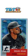 Miguel Rojas 2022 Topps Platinum Anniversary Refractor #193 Miami Marlins 24a