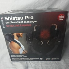FitRx Shiatsu Pro Shiatsu Back, Shoulder, Neck Cordless Massager Open Box CPT 
