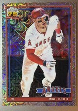 2026 Topps Series 1 - 1991 Topps Chrome Silver Pack Mojo Mike Trout #91C-42