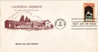 Dr Jim Stamps 6C California Settlement First Day Monarch Size Cachet Cover