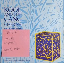Kool & The Gang Cherish Celebration Vinyl Record 7" VG+/VG DE20 1980