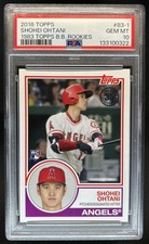 2018 Topps Shohei Ohtani 1983 Baseball Rookies RC Rookie #83-1 Angels PSA 10