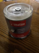 Imation Mini CD-R - 50 Count Spindle - 23 Min - Rare Blank Media - New / Sealed