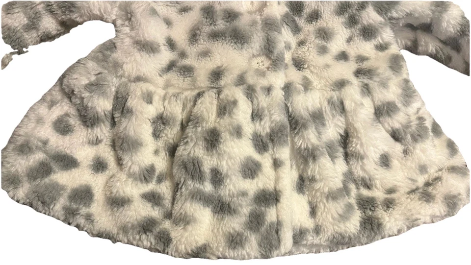 Ребенок ясельного возраста Kids девочка Baby 2T верхняя одежда искусственного меха с капюшоном зимнее пальто куртка Бесплатная доставка! - Изображение 2 из 2