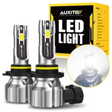 2x AUXITO 9005 HB3 LED Headlight Bulbs Conversion Kit High Low Beam Bright White