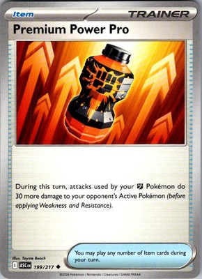 Premium Power Pro Ascended Heroes 199/217 Uncommon Pokemon Near Mint